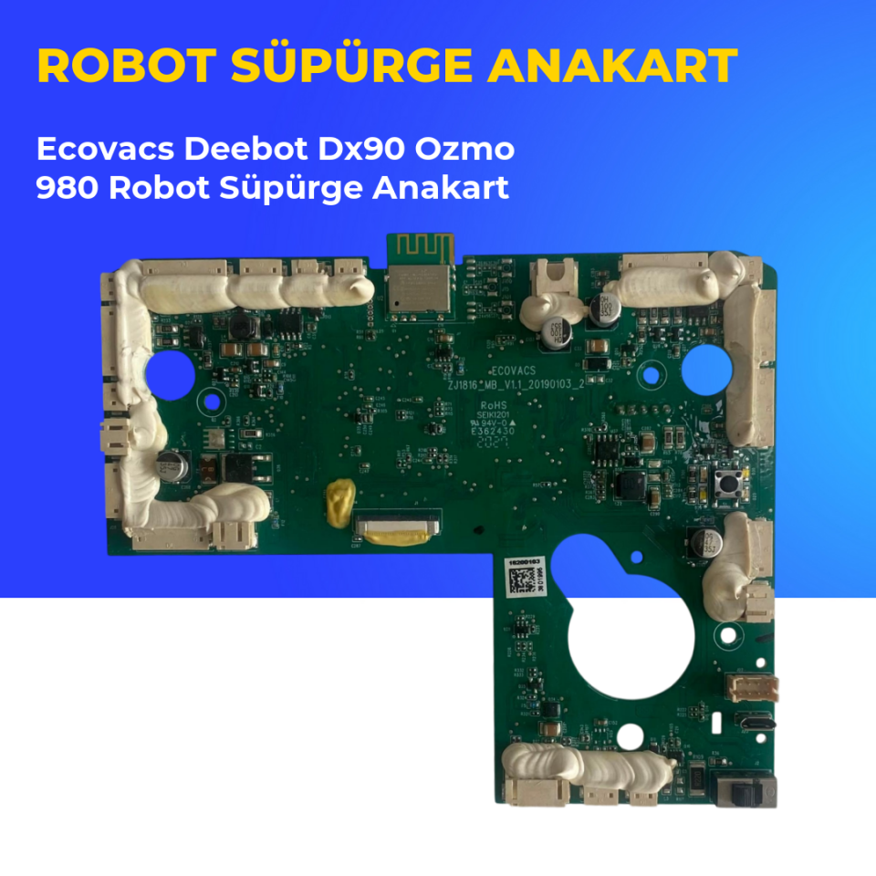 Ecovacs Deebot Dx90 Ozmo 980 Robot Süpürge Anakart