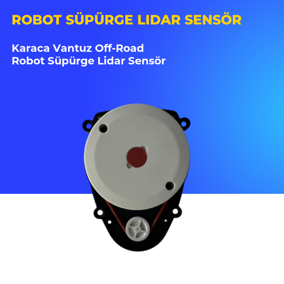 Karaca Vantuz Off-Road Robot Süpürge Lidar Sensör