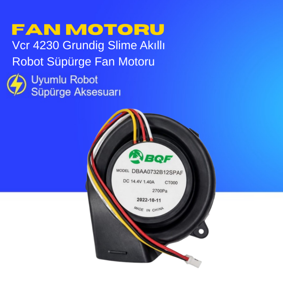 Vcr 4230 Grundig Slime Akıllı Robot Süpürge Fan Motoru Aksesuarları – Yedek Parça