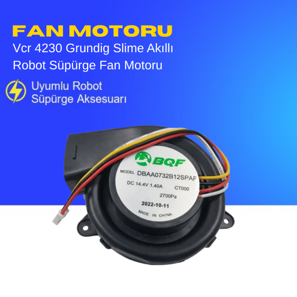 Vcr 4230 Grundig Slime Akıllı Robot Süpürge Fan Motoru Aksesuarları – Yedek Parça