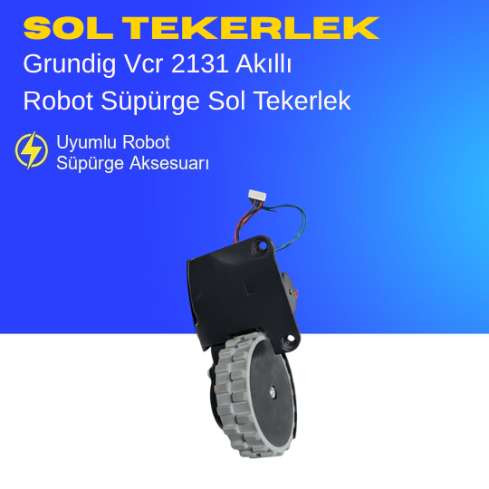 Arçelik Imperium Robo Rs 3221 Akıllı Robot Süpürge Sol Tekerlek Aksesuarları – Yedek Parça