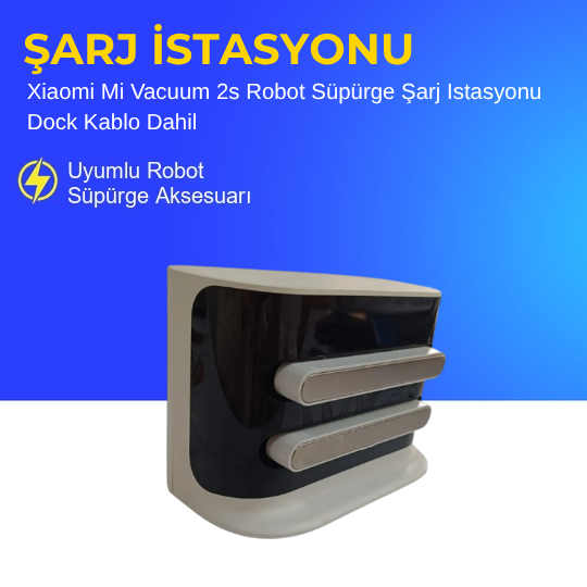 Xiaomi Mi Vacuum 2s Robot Süpürge Şarj Istasyonu Dock Kablo Dahil