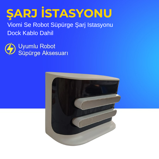 Viomi Se Robot Süpürge Şarj Istasyonu Dock Kablo Dahil
