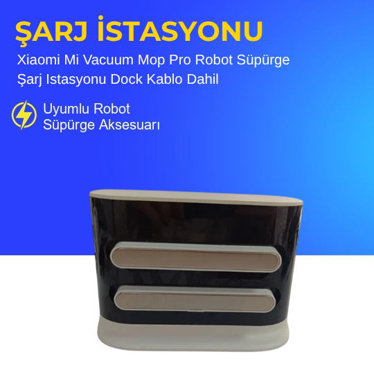 Xiaomi Mi Vacuum Mop Pro Robot Süpürge Şarj Istasyonu Dock Kablo Dahil