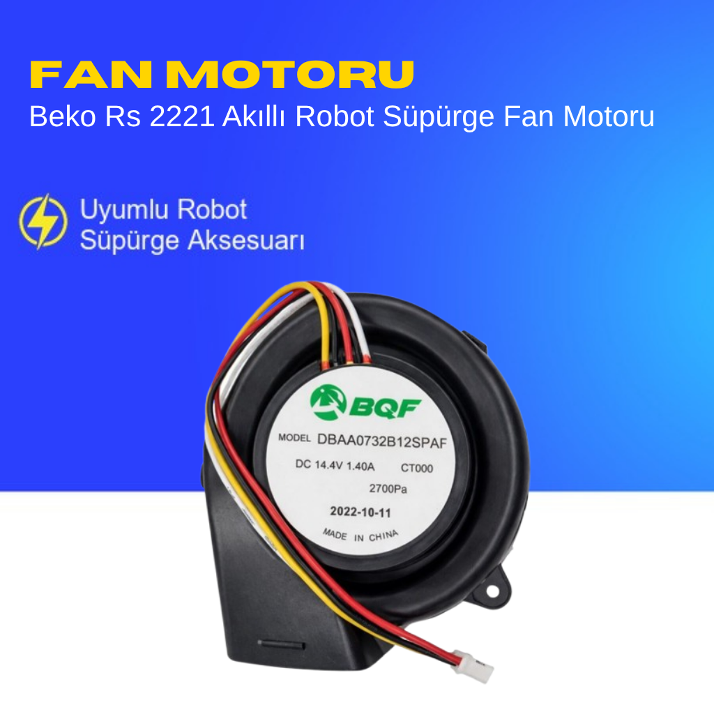 Beko Rs 2221 Akıllı Robot SüpürgeFan Motoru Aksesuarları – Yedek Parça