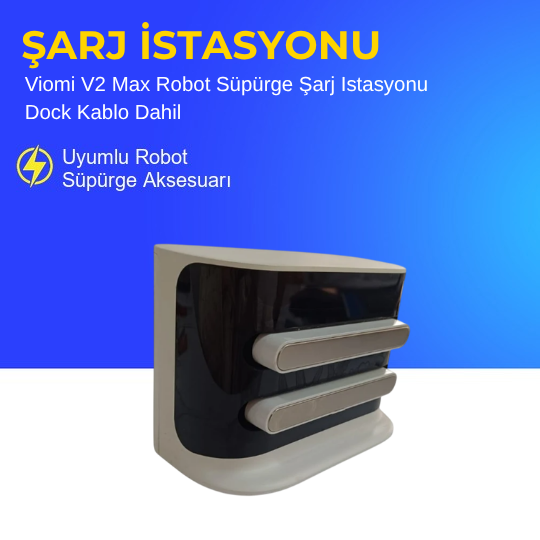 Viomi V2 Max Robot Süpürge Şarj Istasyonu Dock Kablo Dahil