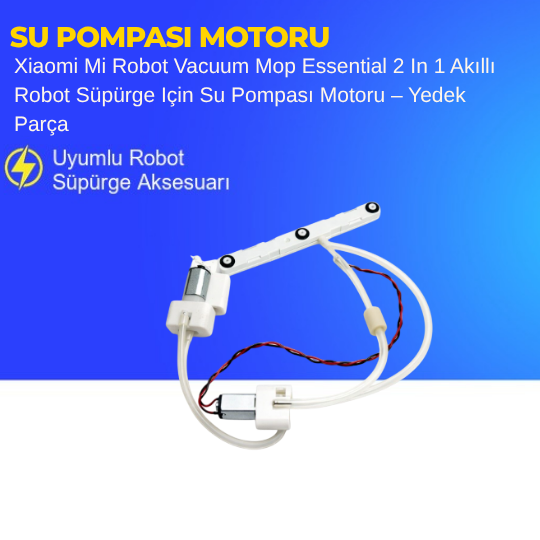 Xiaomi Mi Robot Vacuum Mop Essential 2 In 1 Akıllı Robot Süpürge Için Su Pompası Motoru – Yedek Parça