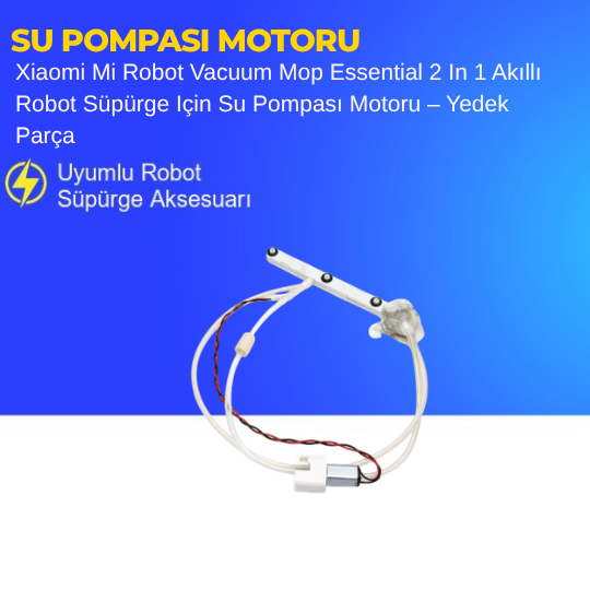 Xiaomi Mi Robot Vacuum Mop Essential 2 In 1 Akıllı Robot Süpürge Için Su Pompası Motoru – Yedek Parça