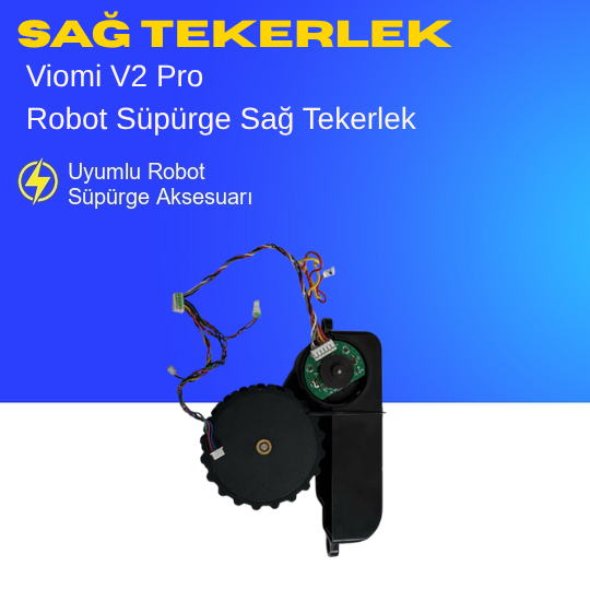 Viomi V2 Pro Robot Süpürge Sağ Tekerlek