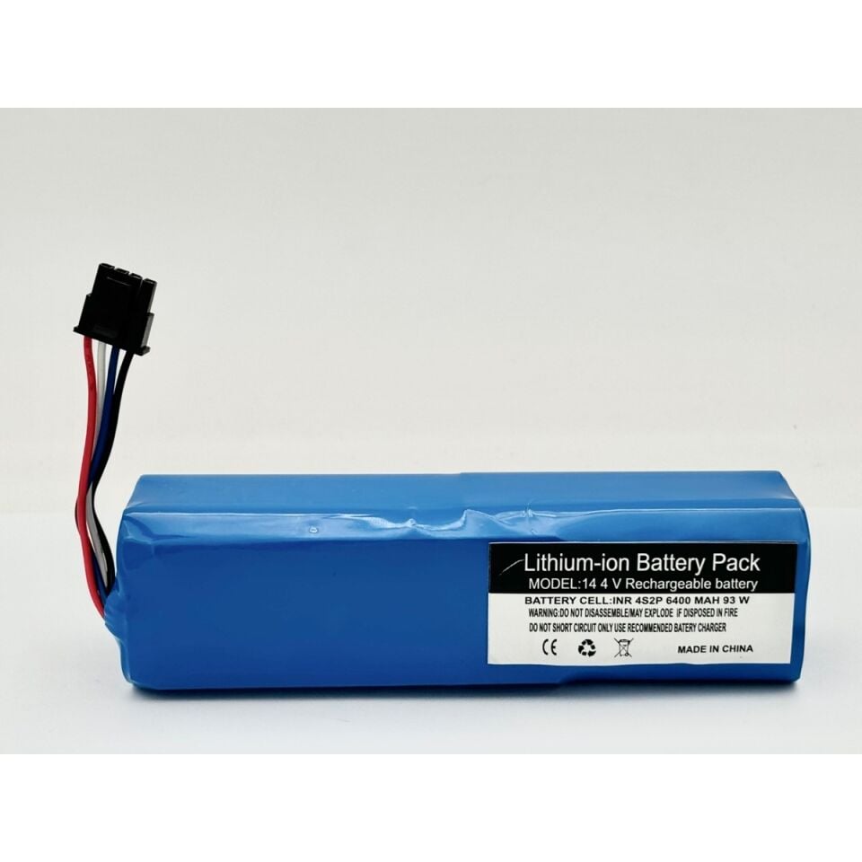 Xiaomi Robot Vacuum S10T STFCR01SZ Robot Süpürge 6400 mAh 14.4 V Yanmaz Batarya – Orjinal Uyumlu Uzun Ömürlü, Yüksek Performans Pil