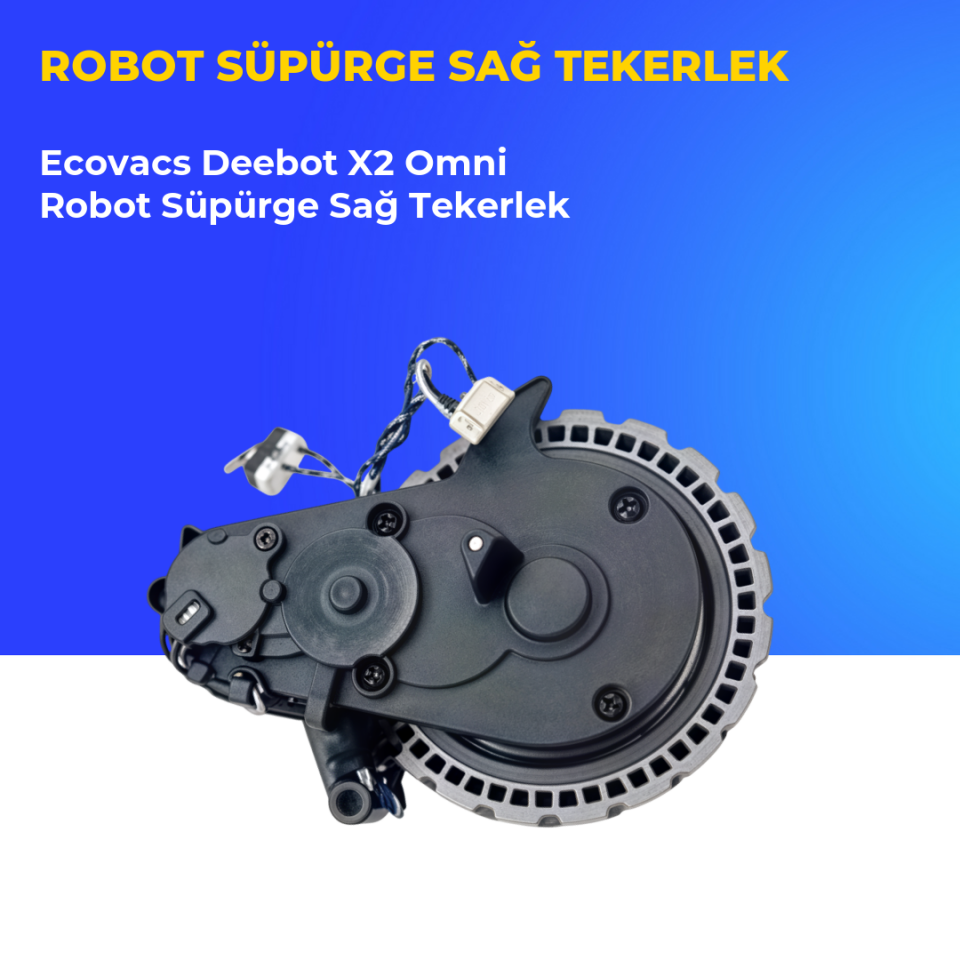 Ecovacs Deebot X2 Omni Robot Süpürge Sağ Tekerlek