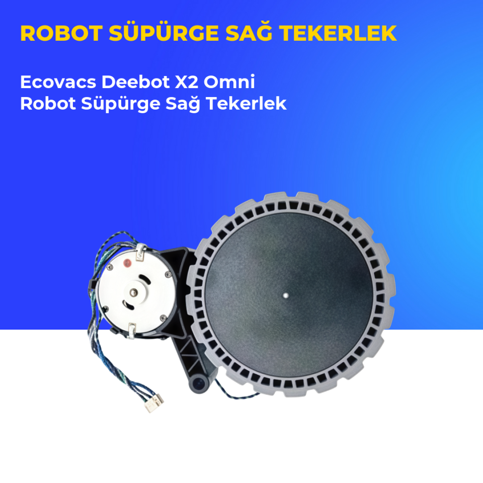 Ecovacs Deebot X2 Omni Robot Süpürge Sağ Tekerlek