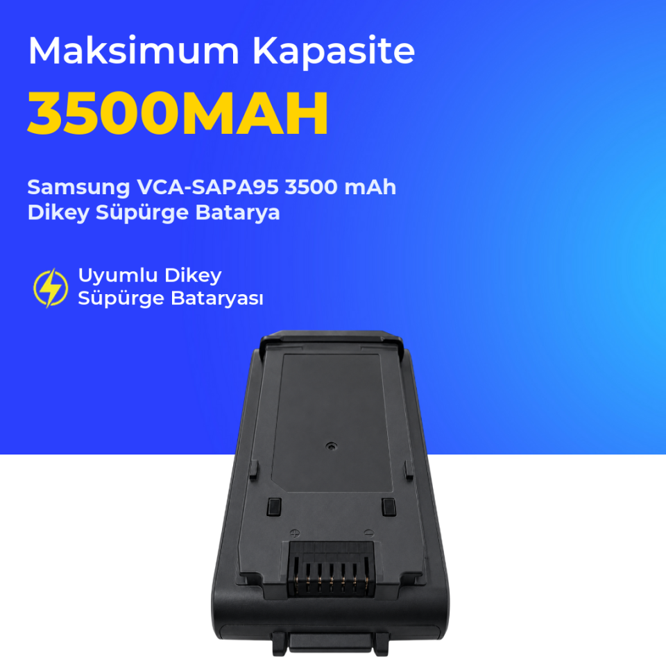 Samsung VCA-SAPA95 3500 Mah Şarjlı Dikey Süpürge Bataryası