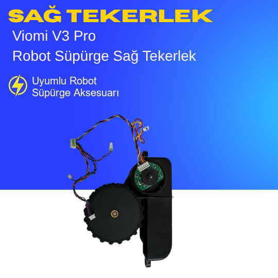 Viomi V3 Pro Robot Süpürge Sağ Tekerlek