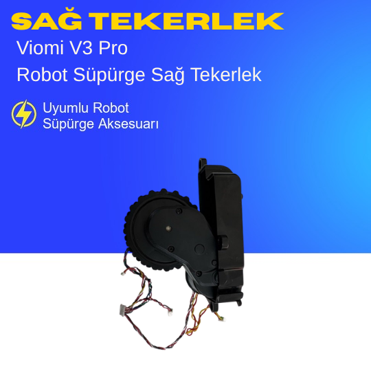 Viomi V3 Pro Robot Süpürge Sağ Tekerlek
