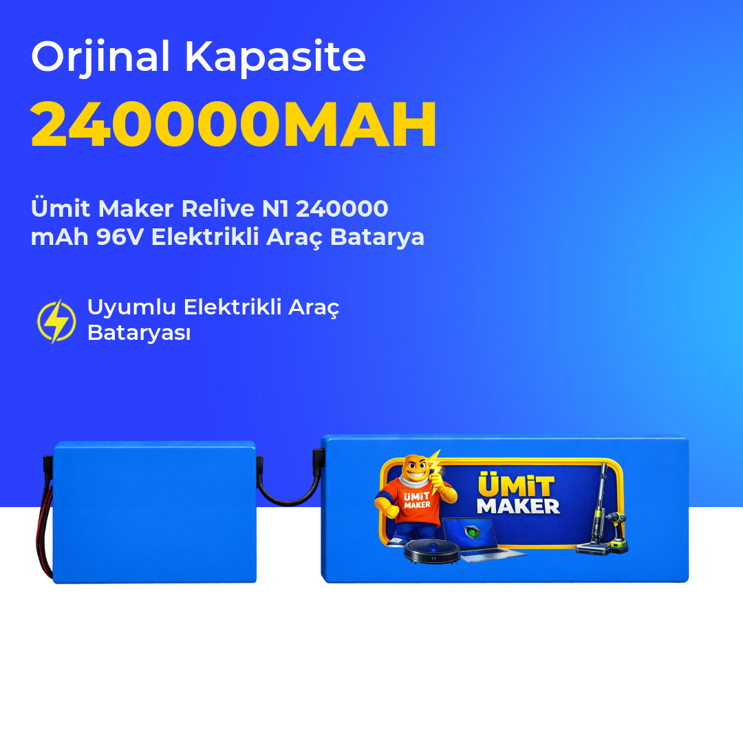 Relive N1 240000 mAh 96V Elektrikli Araç Batarya