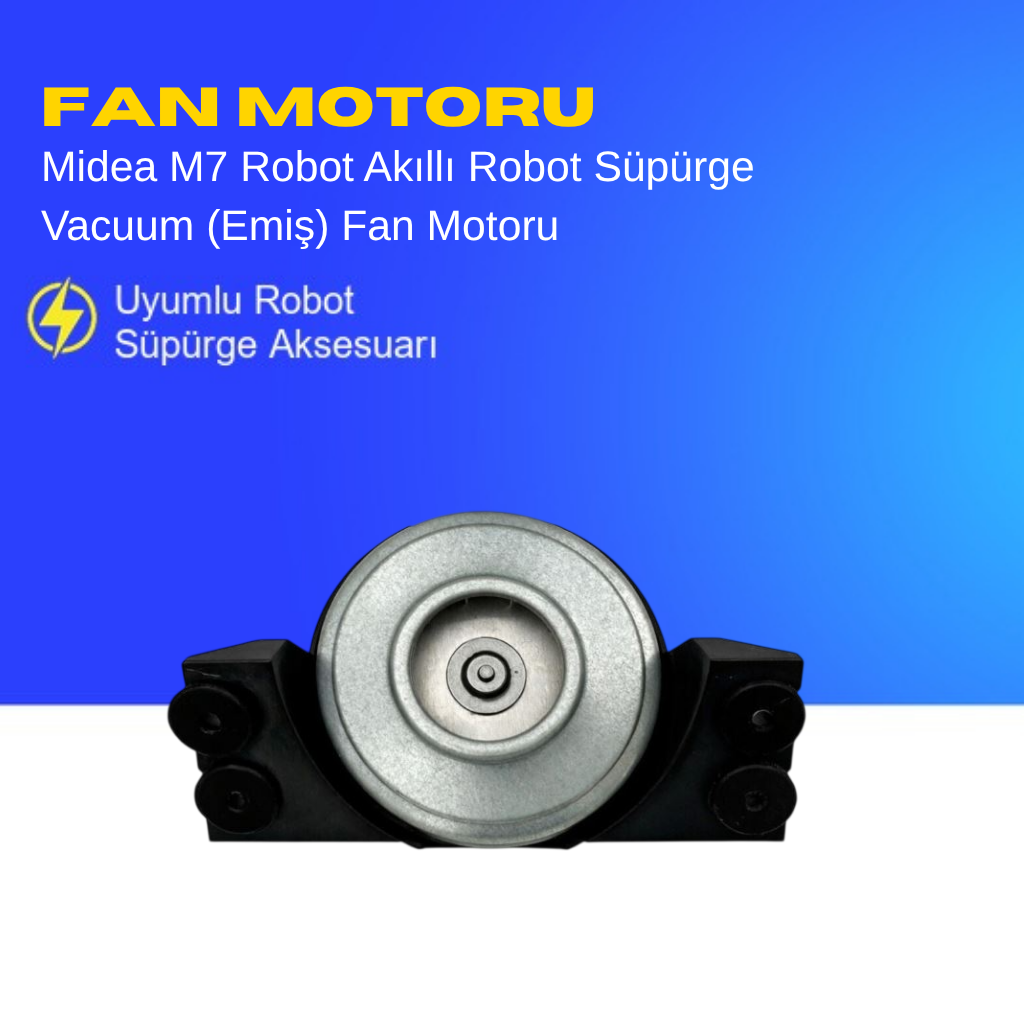 Midea M7 Robot Akıllı Robot Süpürge Vacuum (Emiş) Fan Motoru – Yedek Parça