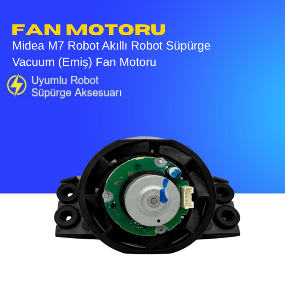 Midea M7 Robot Akıllı Robot Süpürge Vacuum (Emiş) Fan Motoru – Yedek Parça
