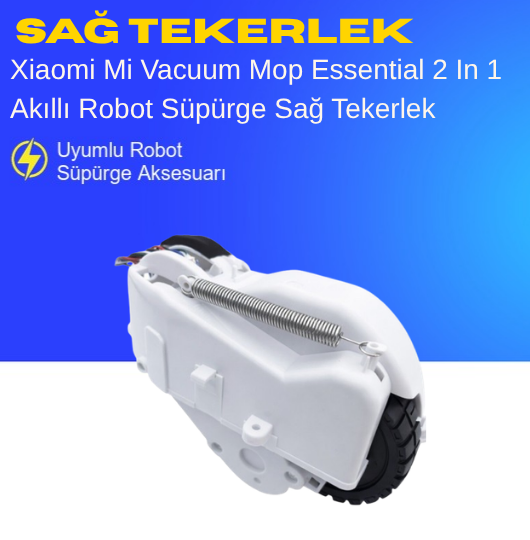 Xiaomi Mi Robot Vacuum Mop Essential 2 In 1 Akıllı Robot Süpürge Sağ Tekerlek Aksesuarları – Yedek Parça