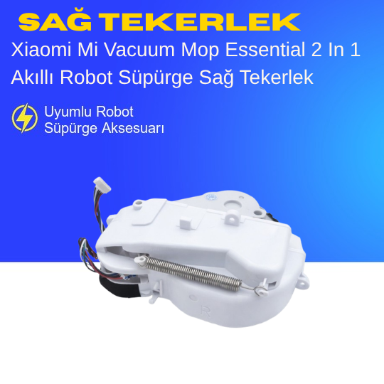 Xiaomi Mi Robot Vacuum Mop Essential 2 In 1 Akıllı Robot Süpürge Sağ Tekerlek Aksesuarları – Yedek Parça