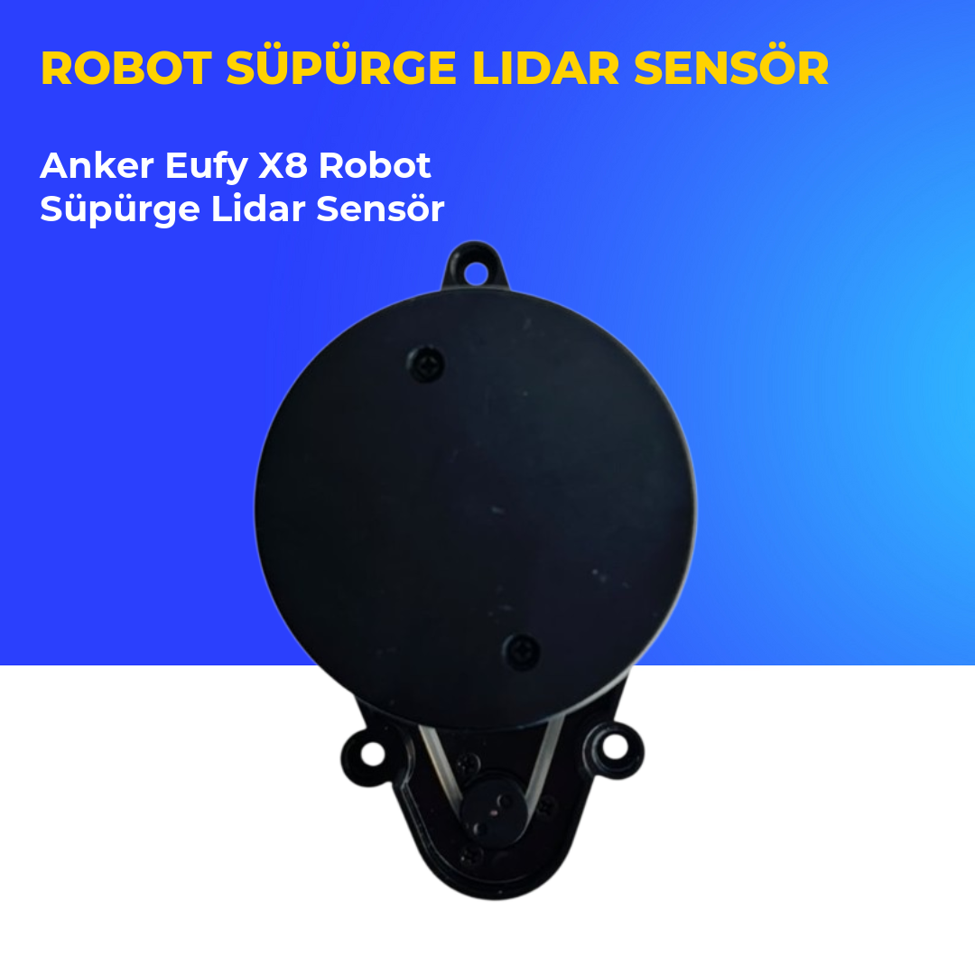 Anker Eufy X8 Robot Süpürge Lidar Sensör