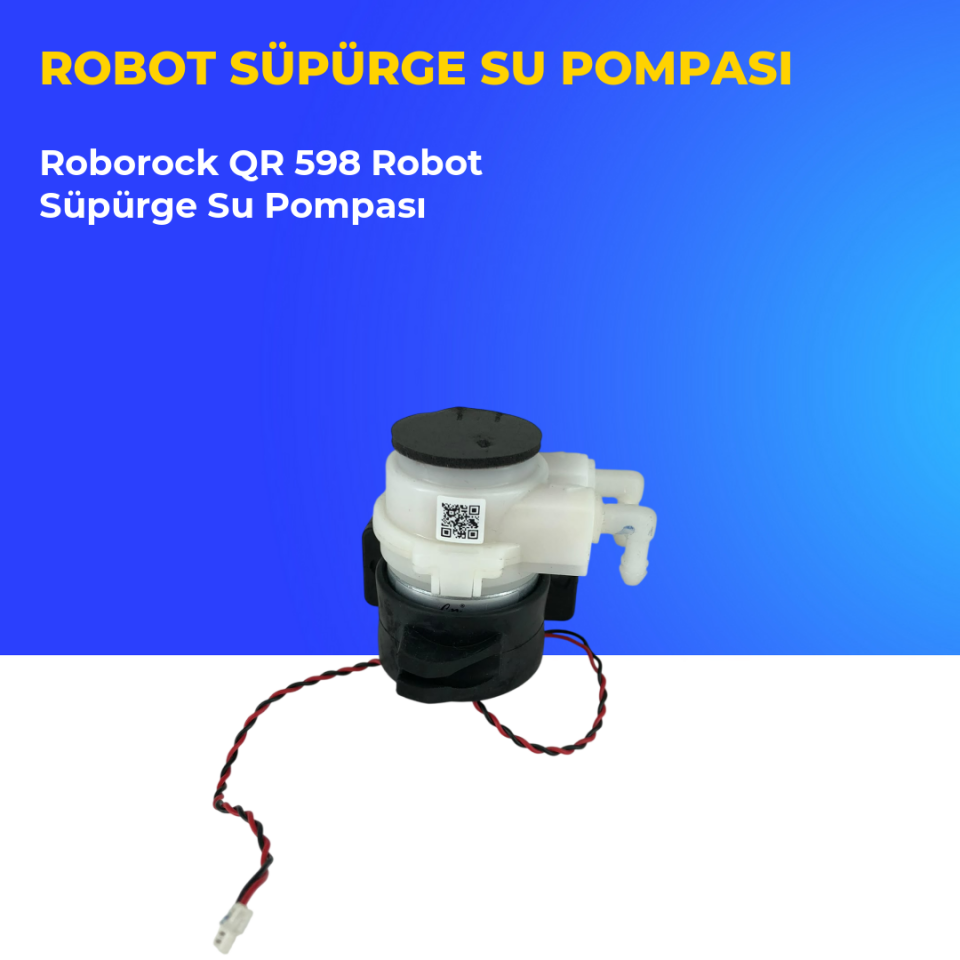 Roborock QR 598 Robot Süpürge Su Pompası