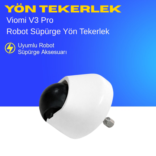 Viomi V3 Pro Robot Süpürge Yön Tekerlek