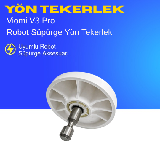Viomi V3 Pro Robot Süpürge Yön Tekerlek