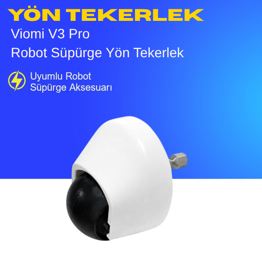 Viomi V3 Pro Robot Süpürge Yön Tekerlek