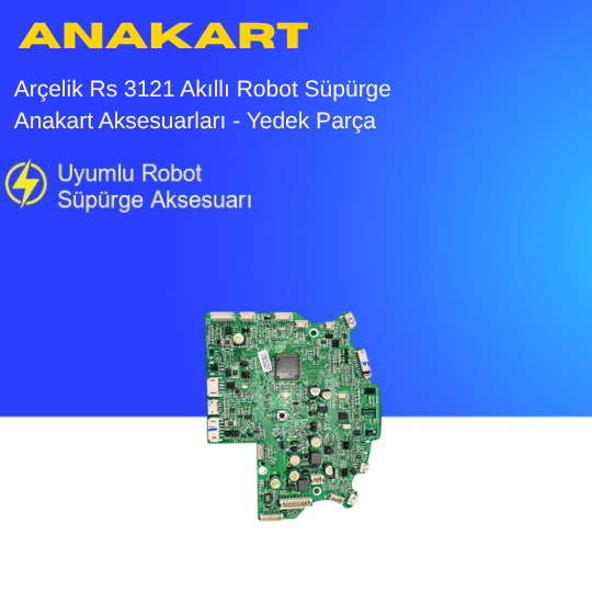 Arçelik Rs 3121 Akıllı Robot Süpürge Anakart Aksesuarları - Yedek Parça