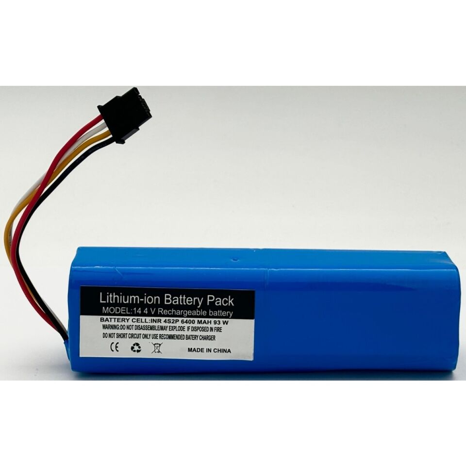 Xiaomi Mop 2 Pro + STYTJ02ZHM Robot Süpürge 6400 mAh 14.4 V Yanmaz Batarya – Orjinal Uyumlu Uzun Ömürlü, Yüksek Performans Pil