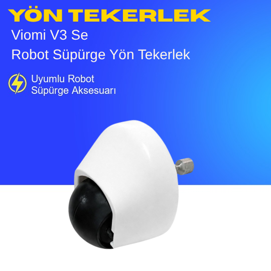 Viomi V3 Se Robot Süpürge Yön Tekerlek