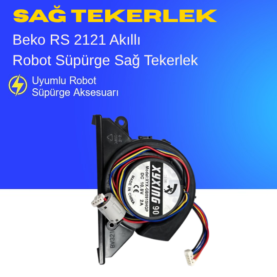 Beko Rs 2121 Akıllı Robot Süpürge Sağ Tekerlek Aksesuarları – Yedek Parça