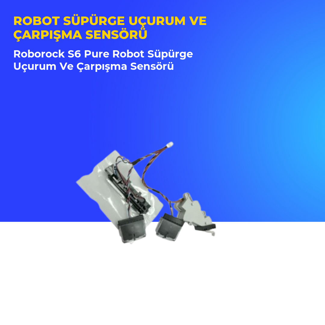 Roborock S6 Pure Robot Süpürge Uçurum Ve Çarpışma Sensörü