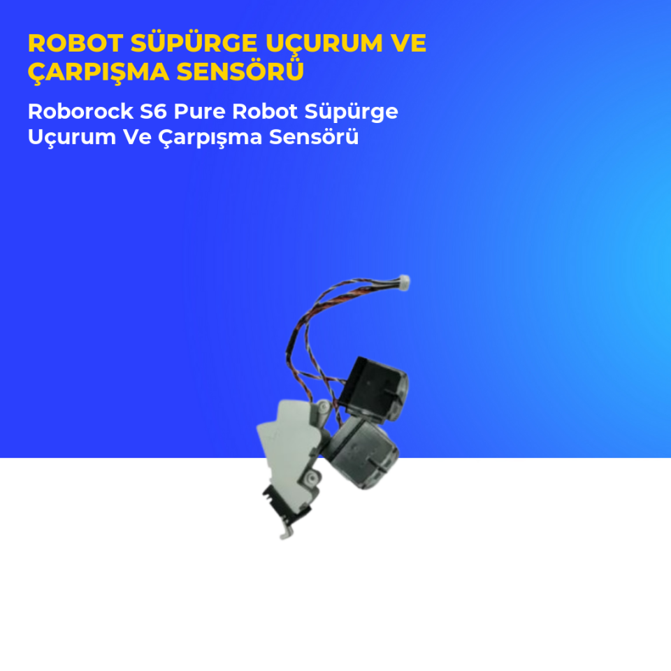 Roborock S6 Pure Robot Süpürge Uçurum Ve Çarpışma Sensörü