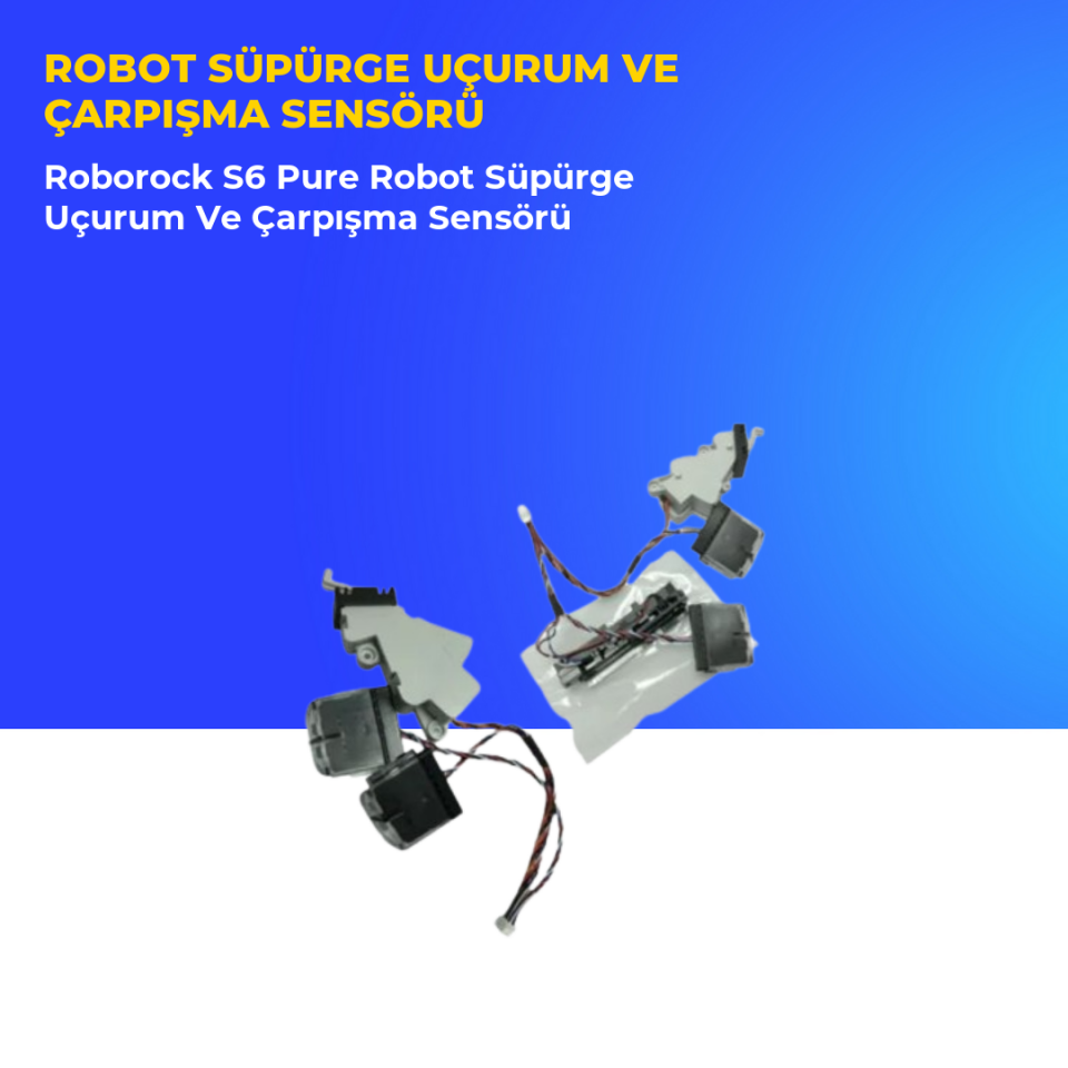 Roborock S6 Pure Robot Süpürge Uçurum Ve Çarpışma Sensörü