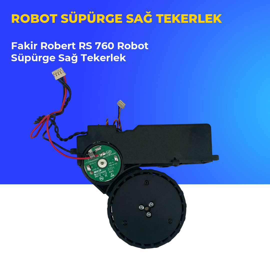 Fakir Robert RS 760 Robot Süpürge Sağ Tekerlek