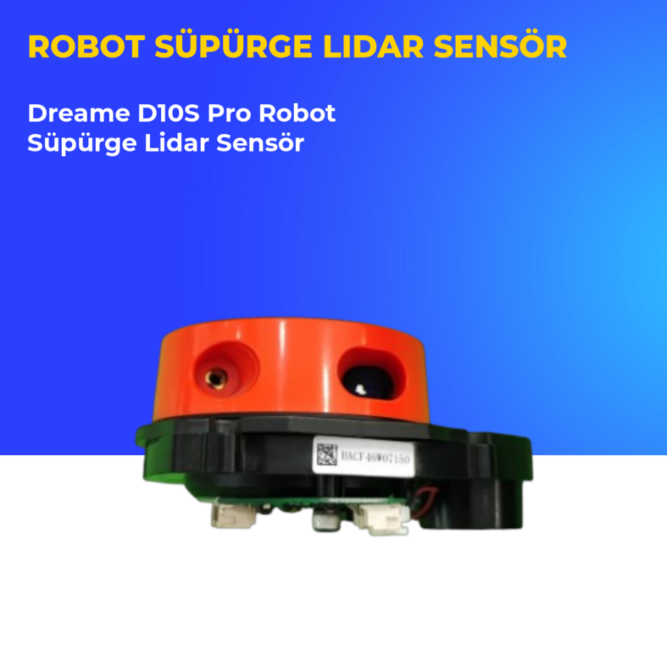 Dreame D10S Pro Robot Süpürge Lidar Sensör