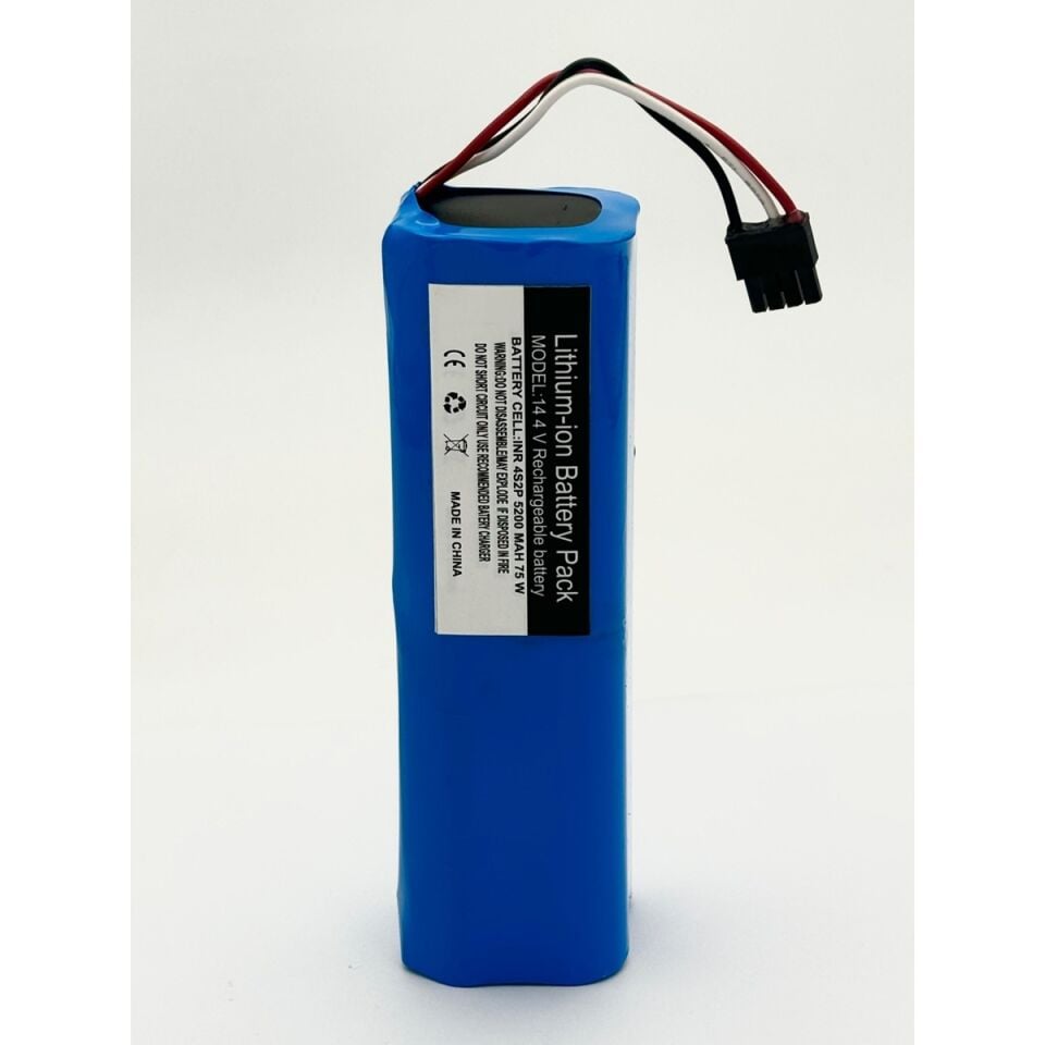 Xiaomi Robot Vacuum X20 Plus Robot Süpürge 5200 mAh 14.4 V Yanmaz Batarya – Orjinal Uyumlu Uzun Ömürlü, Yüksek Performans Pil