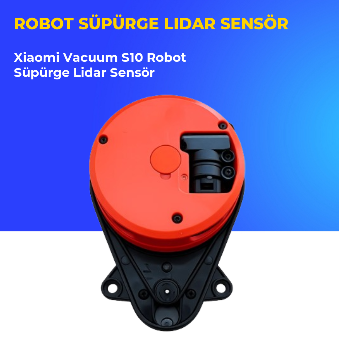 Xiaomi Robot Vacuum S10 Robot Süpürge Lidar Sensör