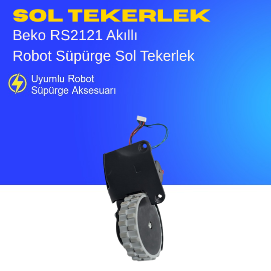 Arçelik Rs 3121 Akıllı Robot Süpürge Sol Tekerlek Aksesuarları – Yedek Parça