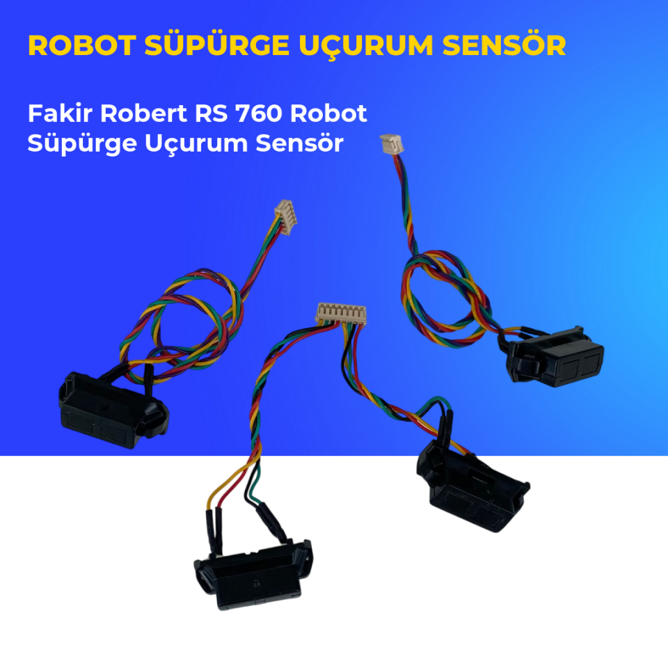 Fakir Robert RS 760 Robot Süpürge Uçurum Sensör