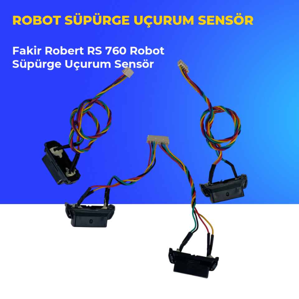 Fakir Robert RS 760 Robot Süpürge Uçurum Sensör
