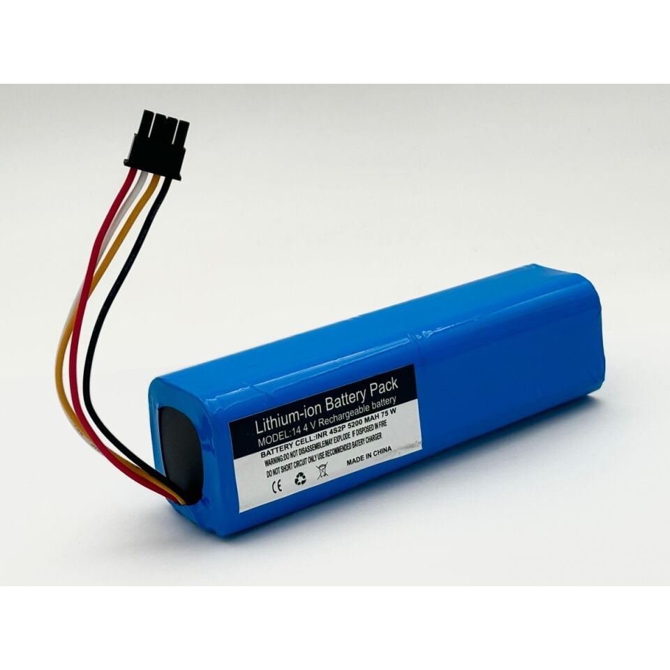 Xiaomi Mop 2 Pro Plus 3D STYTJ02ZHM Robot Süpürge 5200 mAh 14.4 V  Batarya – Orjinal Uyumlu Uzun Ömürlü, Yüksek Performans Pil