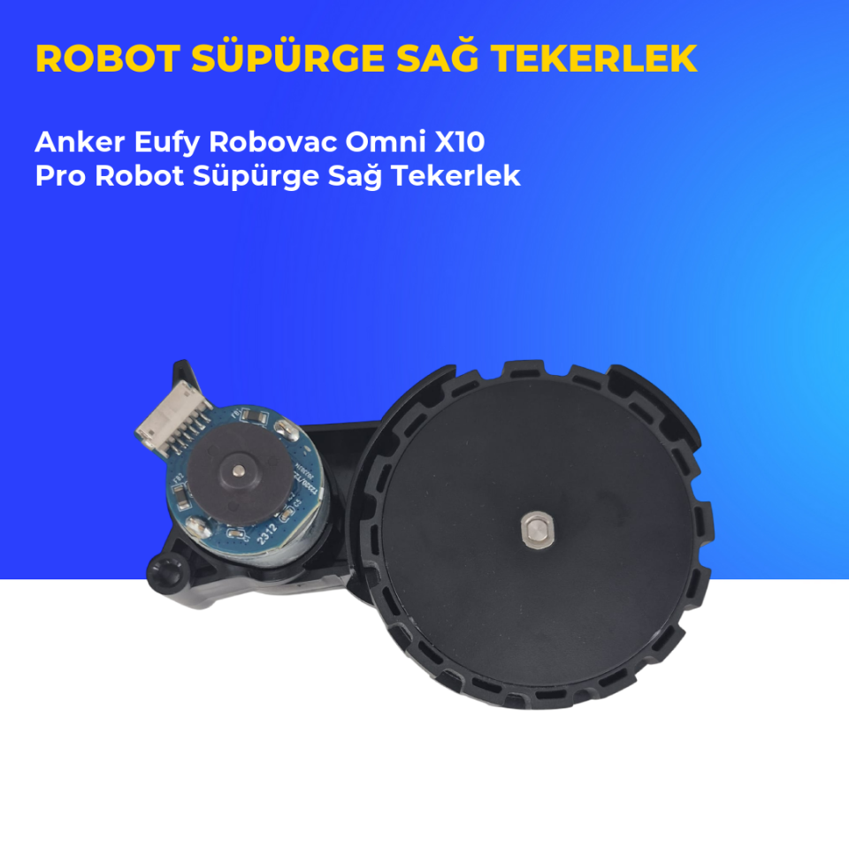 Anker Eufy Robovac Omni X10 Pro Robot Süpürge Sağ Tekerlek