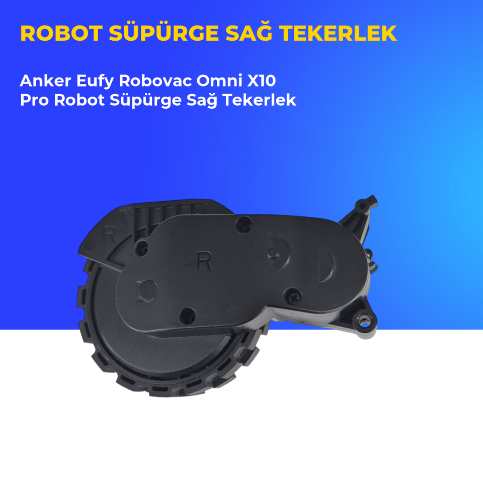 Anker Eufy Robovac Omni X10 Pro Robot Süpürge Sağ Tekerlek