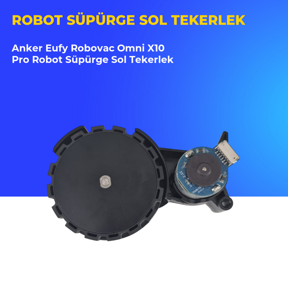 Anker Eufy Robovac Omni X10 Pro Robot Süpürge Sol Tekerlek