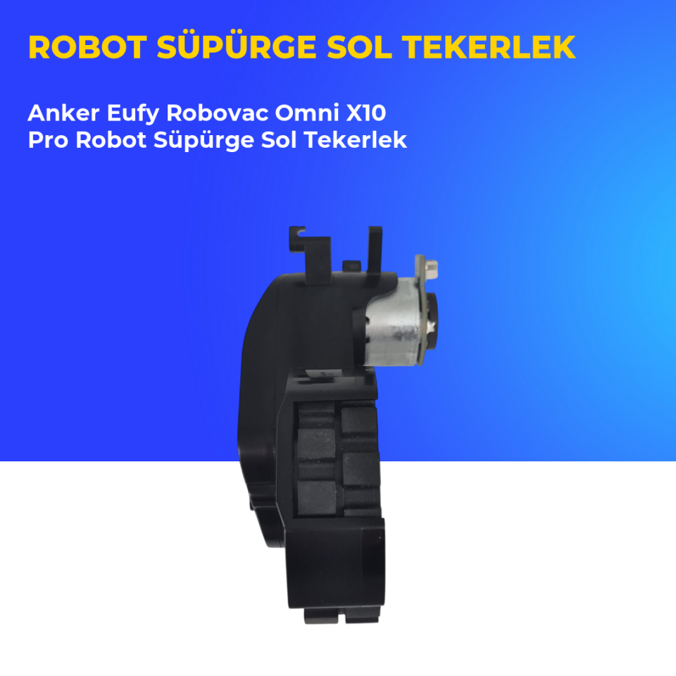 Anker Eufy Robovac Omni X10 Pro Robot Süpürge Sol Tekerlek