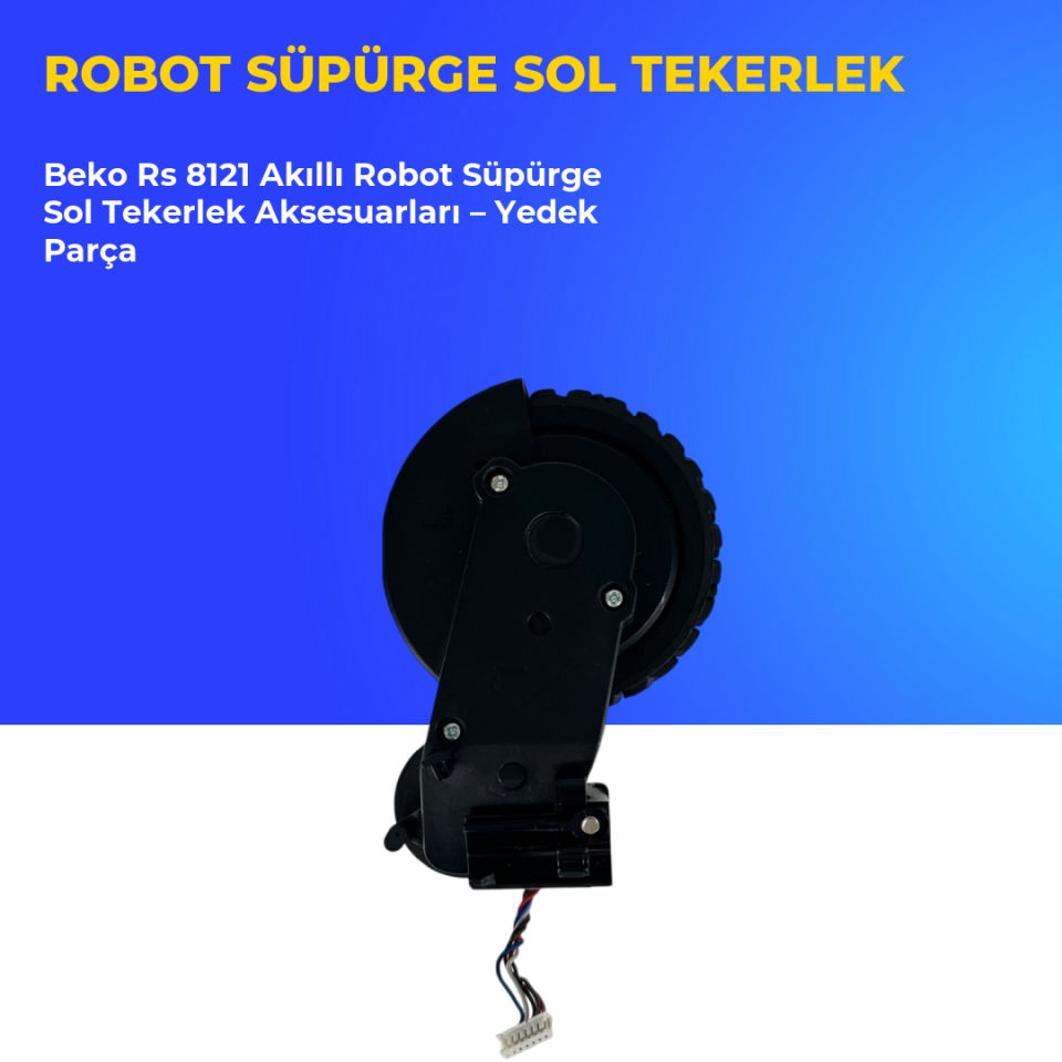 Beko Rs 8121 Akıllı Robot Süpürge Sol Tekerlek Aksesuarları – Yedek Parça