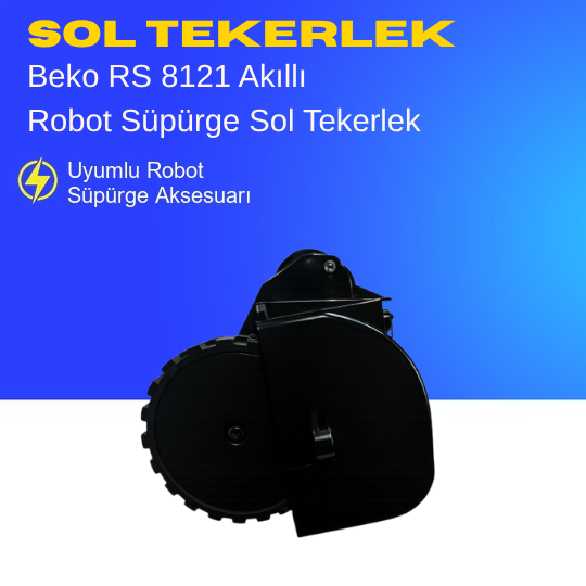 Beko Rs 8121 Akıllı Robot Süpürge Sol Tekerlek Aksesuarları – Yedek Parça